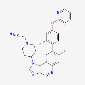molecular formula C28H22ClFN6O B12417976 Mek1/2-IN-2 