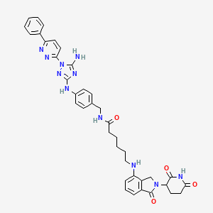 molecular formula C38H39N11O4 B12417977 PROTAC Axl Degrader 2 
