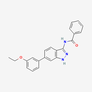 molecular formula C22H19N3O2 B12417983 Fgfr2-IN-1 