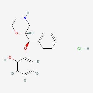 molecular formula C17H20ClNO3 B12417987 rel-Desethylreboxetine-d4 Hydrochloride 