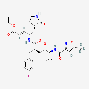 molecular formula C31H39FN4O7 B12418000 Rupintrivir-d4 