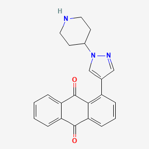molecular formula C22H19N3O2 B12418004 Pdk4-IN-1 