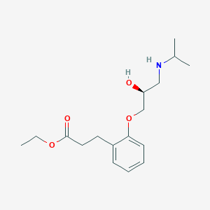 molecular formula C17H27NO4 B1241802 Esprolol CAS No. 396654-09-4