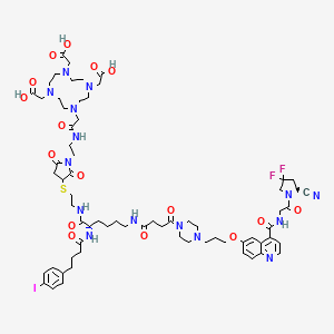 molecular formula C68H92F2IN15O16S B12418020 Fsdd0I 