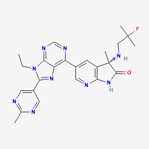 molecular formula C24H26FN9O B12418040 PI3Kdelta-IN-9 
