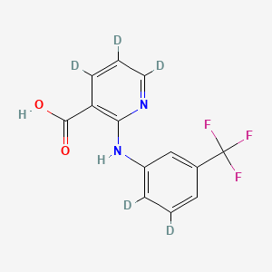 molecular formula C13H9F3N2O2 B12418061 Niflumic Acid-d5 