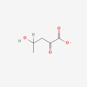 molecular formula C5H7O4- B1241807 4-Hydroxy-2-oxopentanoate 
