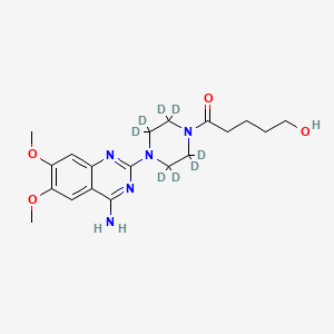 molecular formula C19H27N5O4 B12418083 Terazosin impurity F-d8 