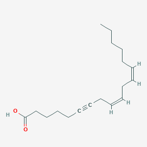 molecular formula C18H28O2 B1241809 9Z,12Z-Octadecadien-6-ynoic acid 