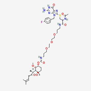 molecular formula C44H63FN8O11S B12418110 Autac1 