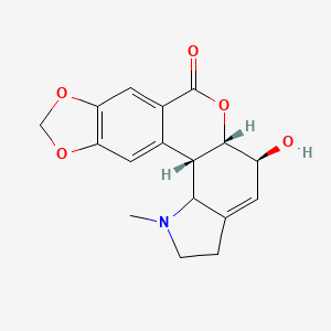molecular formula C17H17NO5 B12418127 (2S,9S,10S)-9-hydroxy-4-methyl-11,16,18-trioxa-4-azapentacyclo[11.7.0.02,10.03,7.015,19]icosa-1(20),7,13,15(19)-tetraen-12-one 