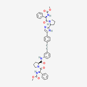 molecular formula C46H45N7O7 B12418128 NS5A-IN-2 