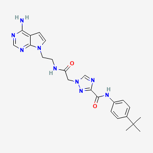 molecular formula C23H27N9O2 B12418133 Dot1L-IN-7 