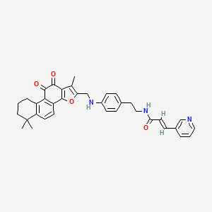 molecular formula C36H35N3O4 B12418137 Nampt-IN-8 