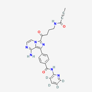 molecular formula C26H23N7O3 B12418138 ACP-5862-d4 
