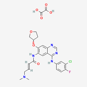 molecular formula C26H27ClFN5O7 B12418151 Afatinib (oxalate) 