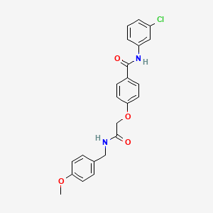 molecular formula C23H21ClN2O4 B12418163 Meis-IN-2 