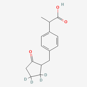 molecular formula C15H18O3 B12418164 Loxoprofen-d4 