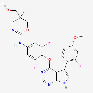molecular formula C25H22F3N5O4 B12418172 Hpk1-IN-28 