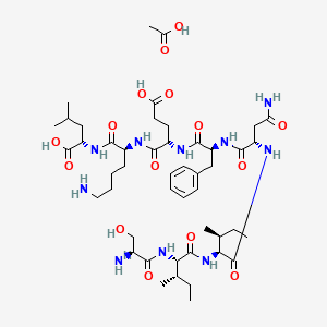 molecular formula C47H78N10O15 B12418187 OVA Peptide(257-264) (acetate salt) 
