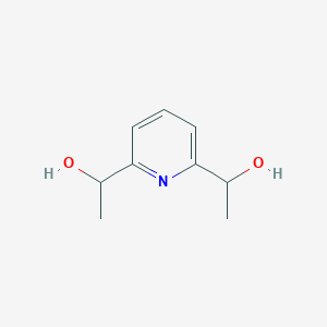 molecular formula C9H13NO2 B124182 1-(6-(1-Hydroxy-ethyl)-pyridin-2-YL)-ethanol CAS No. 143329-89-9