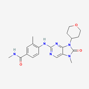 molecular formula C20H24N6O3 B12418207 DNA-PK-IN-4 