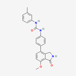 molecular formula C23H21N3O3 B12418304 Tyrosine kinase-IN-4 