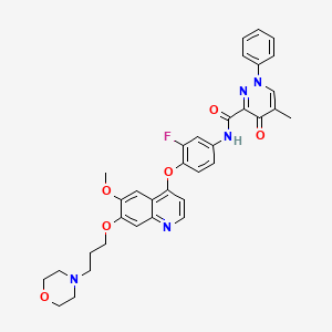 molecular formula C35H34FN5O6 B12418357 AC-386 