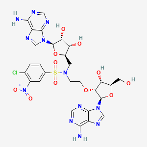 molecular formula C28H31ClN12O11S B12418367 SARS-CoV-IN-4 