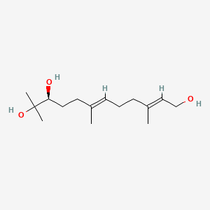 molecular formula C15H28O3 B12418400 (-)-10,11-Dihydroxyfarnesol 