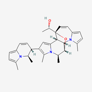 molecular formula C30H35N3O2 B12418404 Curindolizine 