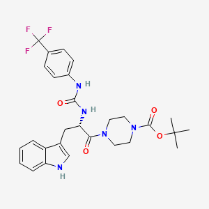 molecular formula C28H32F3N5O4 B12418407 GRPR antagonist-2 