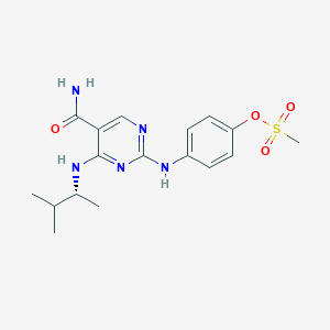 molecular formula C17H23N5O4S B12418411 Jak3-IN-9 