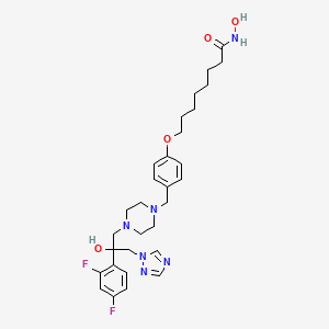 molecular formula C30H40F2N6O4 B12418444 Cyp51/hdac-IN-1 