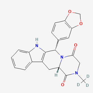 molecular formula C22H19N3O4 B12418483 ent-Tadalafil-d3 