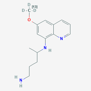molecular formula C15H21N3O B12418493 Primaquine-13CD3 