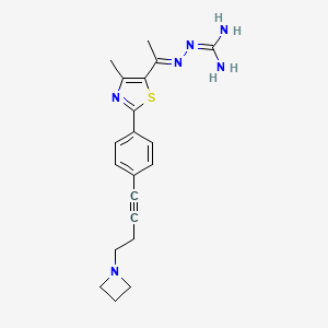molecular formula C20H24N6S B12418497 Antibacterial agent 106 