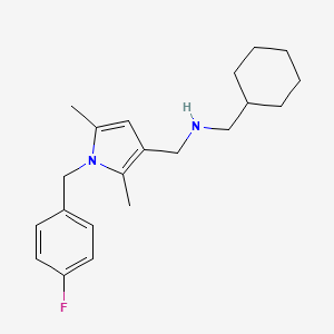 molecular formula C21H29FN2 B12418517 Antitubercular agent-15 