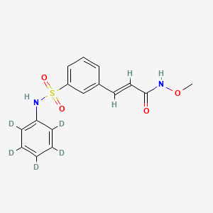molecular formula C16H16N2O4S B12418524 Methyl Belinostat-d5 