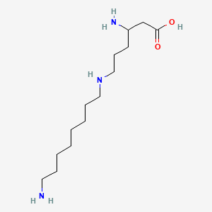molecular formula C14H31N3O2 B12418537 Elongation factor P-IN-1 