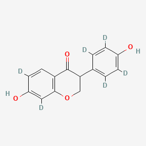 molecular formula C15H12O4 B12418557 Dihydro Daidzein-d6 
