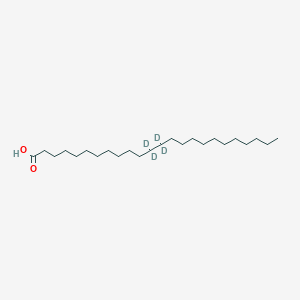 molecular formula C24H48O2 B12418571 Lignoceric acid-d4-1 