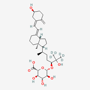 molecular formula C33H52O9 B12418574 Secalciferol 24-Glucuronide-d6 