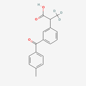 molecular formula C17H16O3 B12418579 (R)-4-Methyl Ketoprofen-d3 