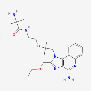 molecular formula C23H34N6O3 B12418581 TLR7 agonist 4 