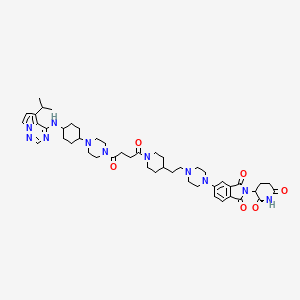 molecular formula C47H63N11O6 B12418585 PROTAC IRAK3 degrade-1 