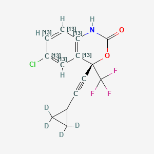 molecular formula C14H9ClF3NO2 B12418588 Efavirenz-13C6 