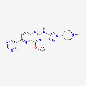 molecular formula C24H27N9O B12418616 Irak4-IN-13 