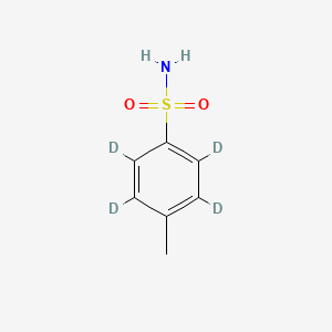 molecular formula C7H9NO2S B12418621 4-Tolyl-d4-sulfonamide 