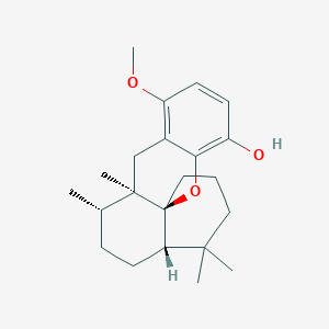 molecular formula C22H32O3 B1241863 Strongylin A 